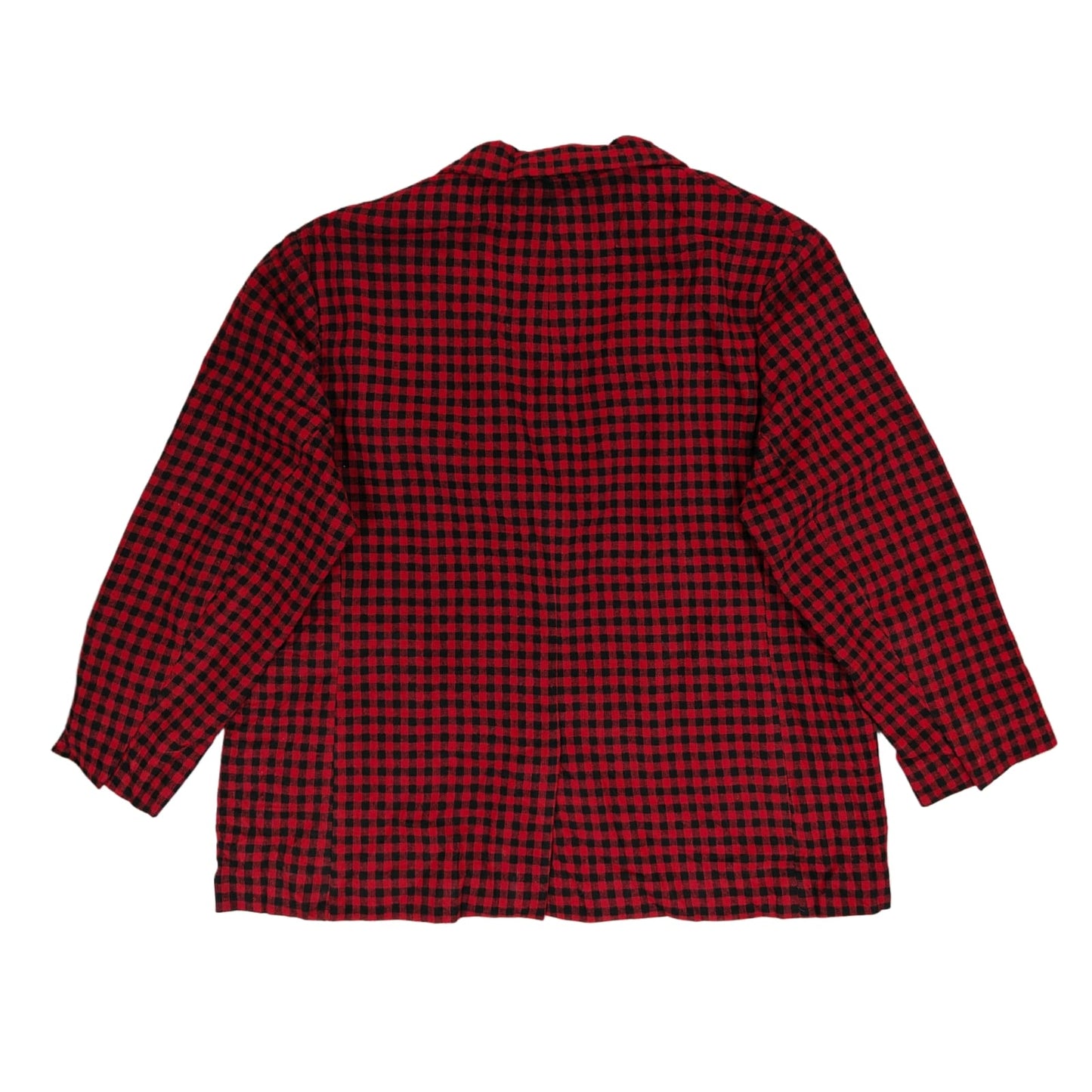 Women’s Coat - Red & Black Checkered (3XL)
