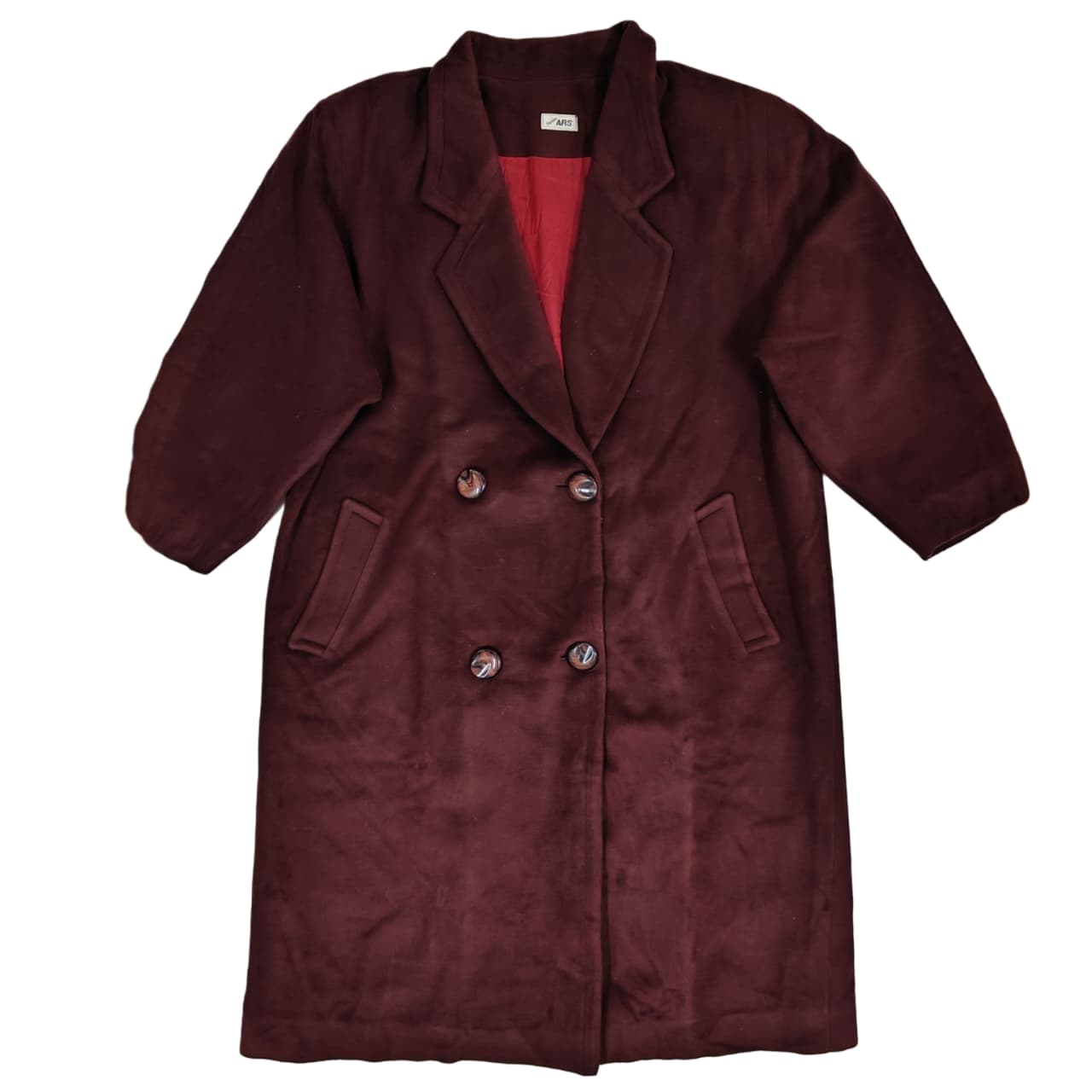 Women's Longcoat - Dark Maroon (5XL)