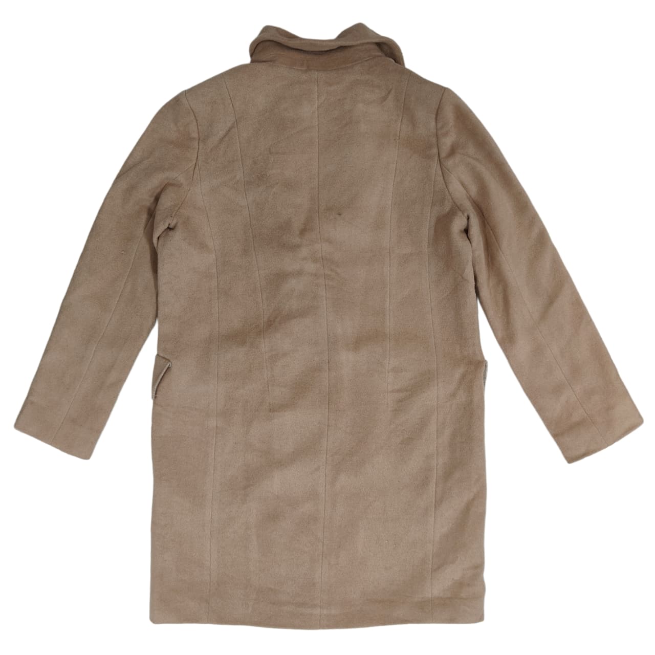 Women's Overcoat - Brown (L)