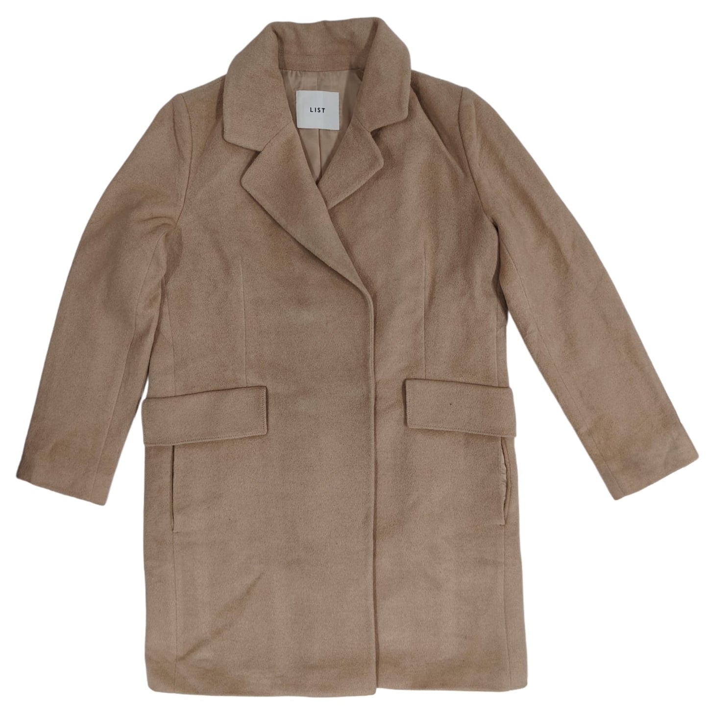 Women's Overcoat - Brown (L)