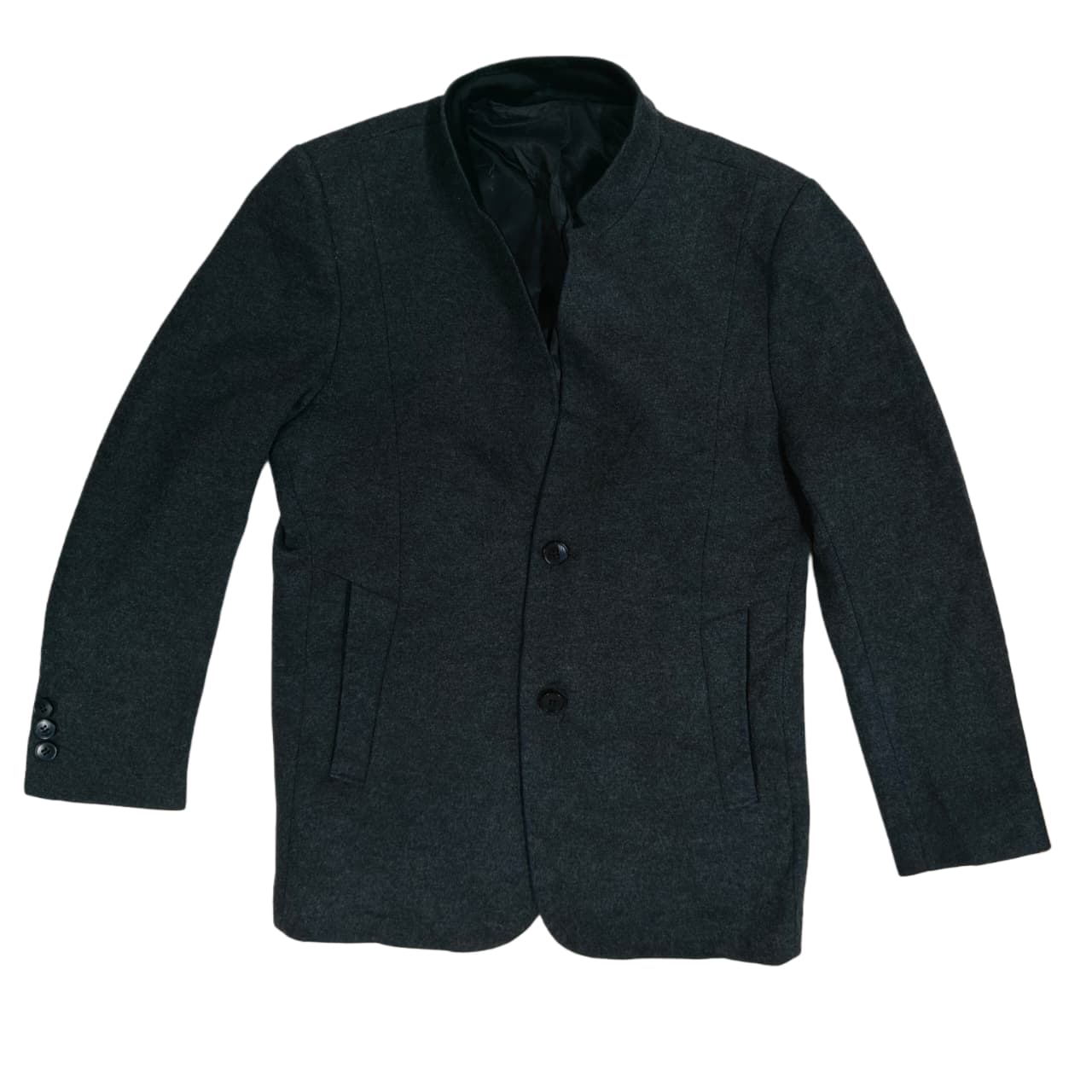 Men's Coat - Grey (M)