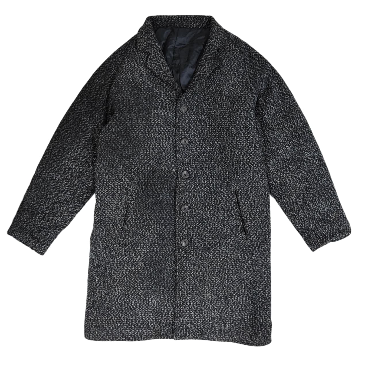 Men's Longcoat - Black (XL)