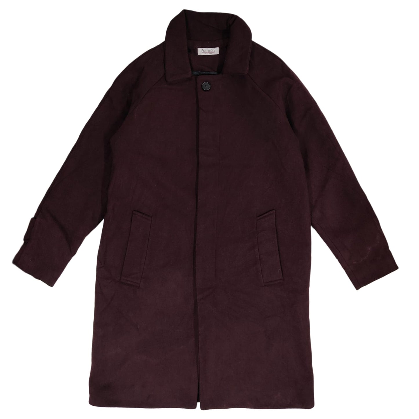 Men's Longcoat - Maroon (XXL)