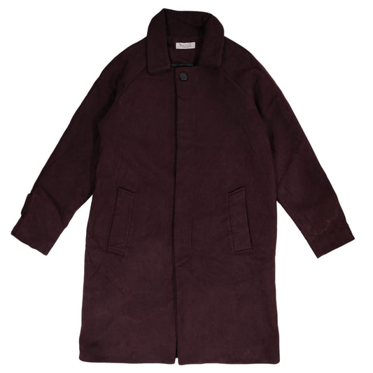 Men's Longcoat - Maroon (XXL)