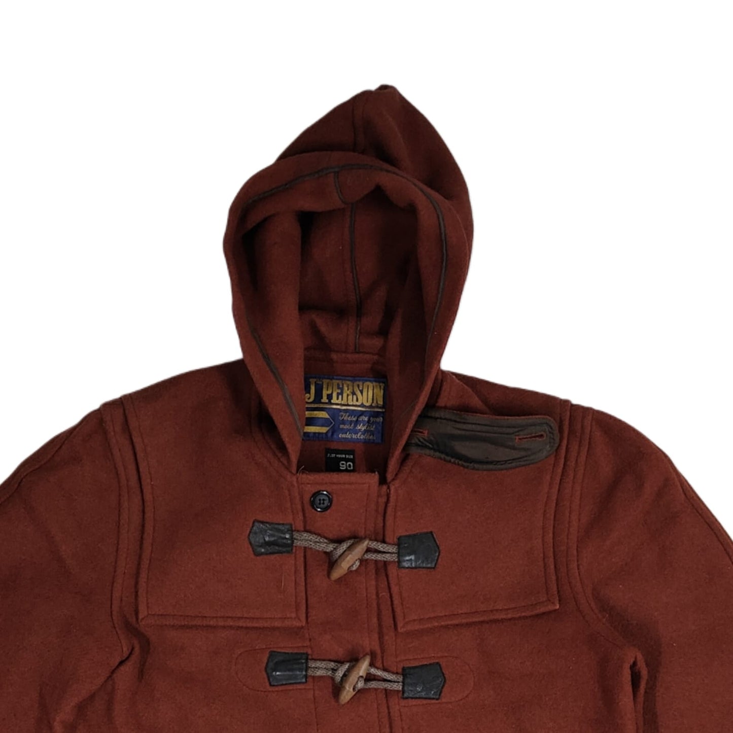 Women's Hooded Longcoat - Reddish Brown (XXL)