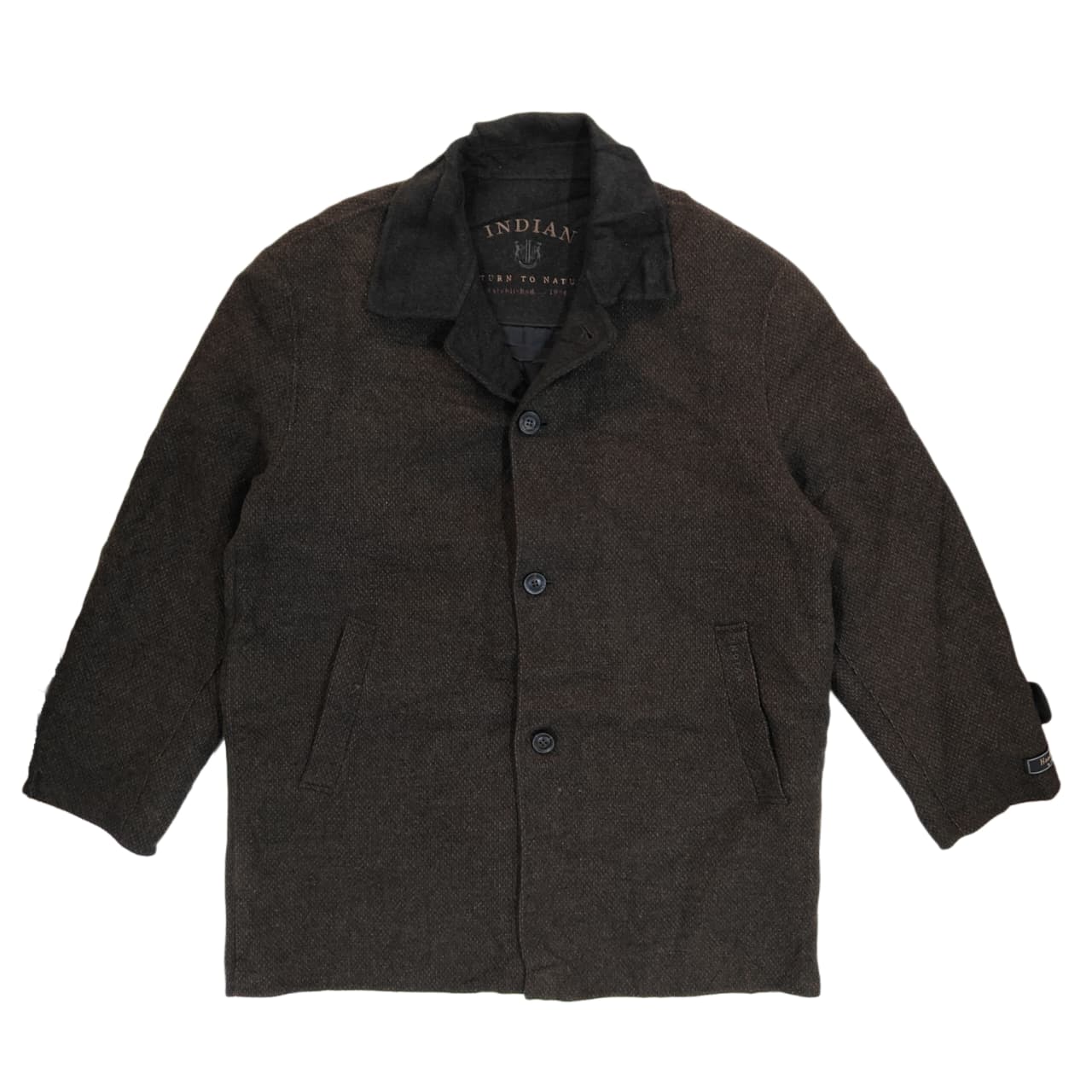 Men's Coat - Coffee Brown (3XL)