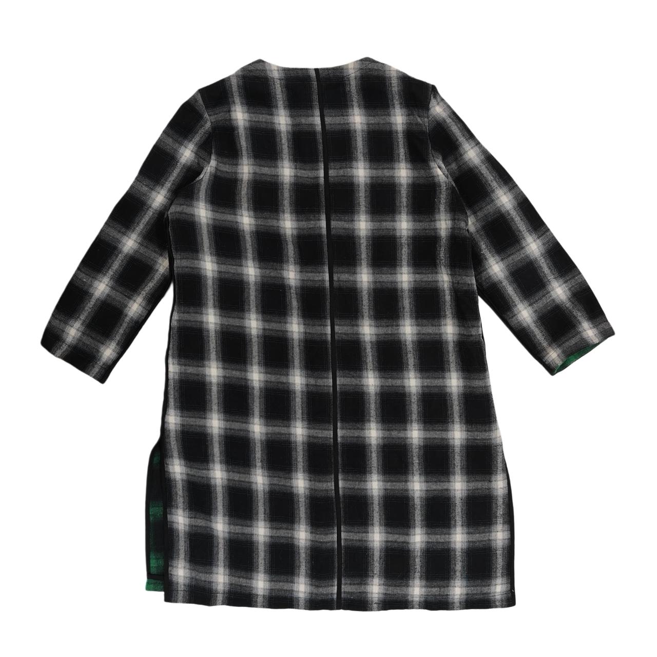 Women’s Sweatshirt - Black & White Checkered (XL)