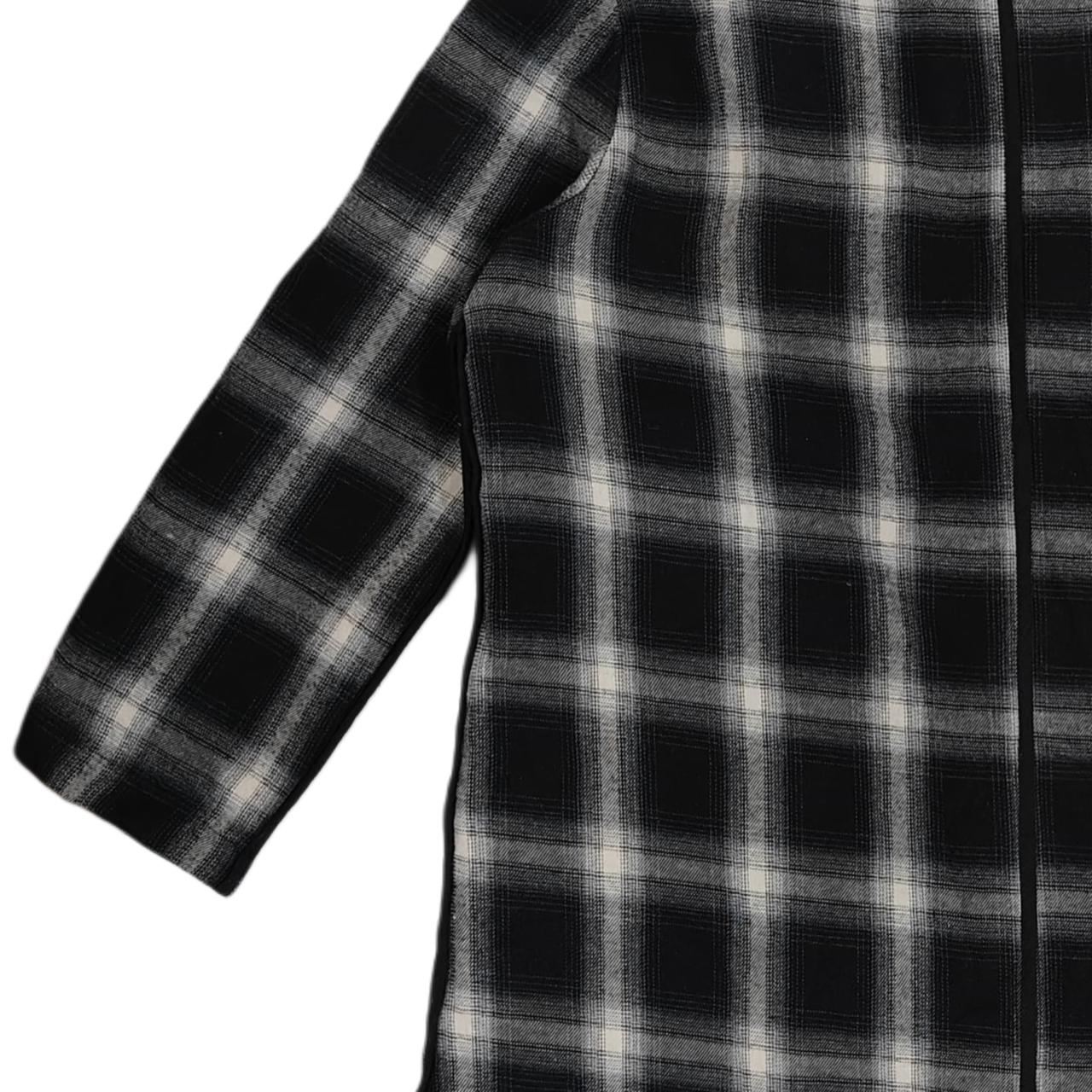 Women’s Sweatshirt - Black & White Checkered (XL)