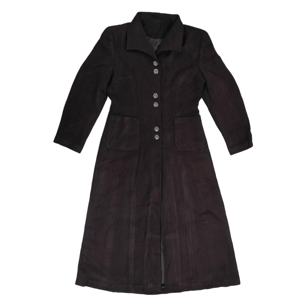 Women’s Longcoat - Maroon Checkered (2XS)