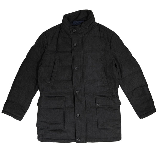 Men's Coat - Dark Grey (L)
