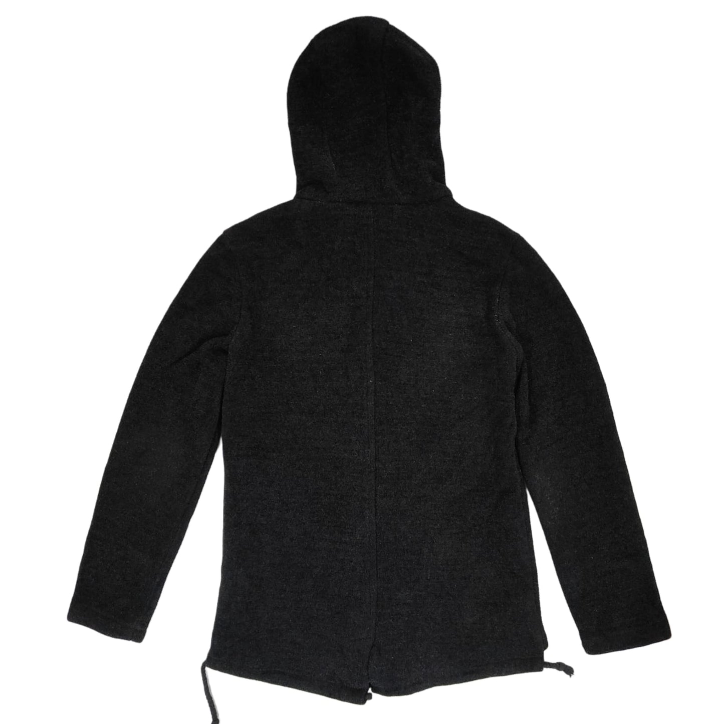 Men's Hooded Coat - Black (XS)