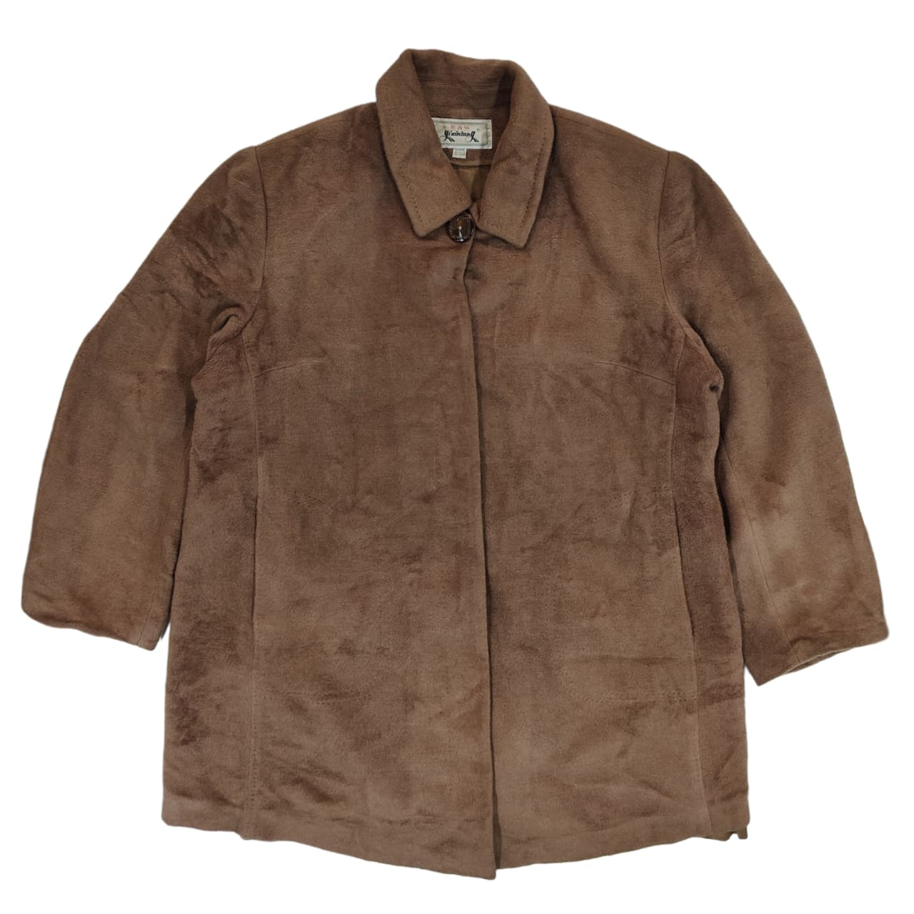 Women's Coat - Brown (3XL)