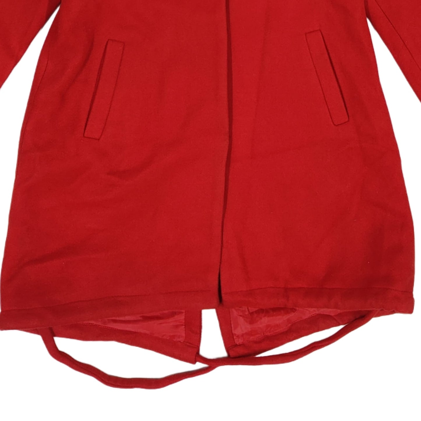 Women’s Hooded Longcoat - Red (M)
