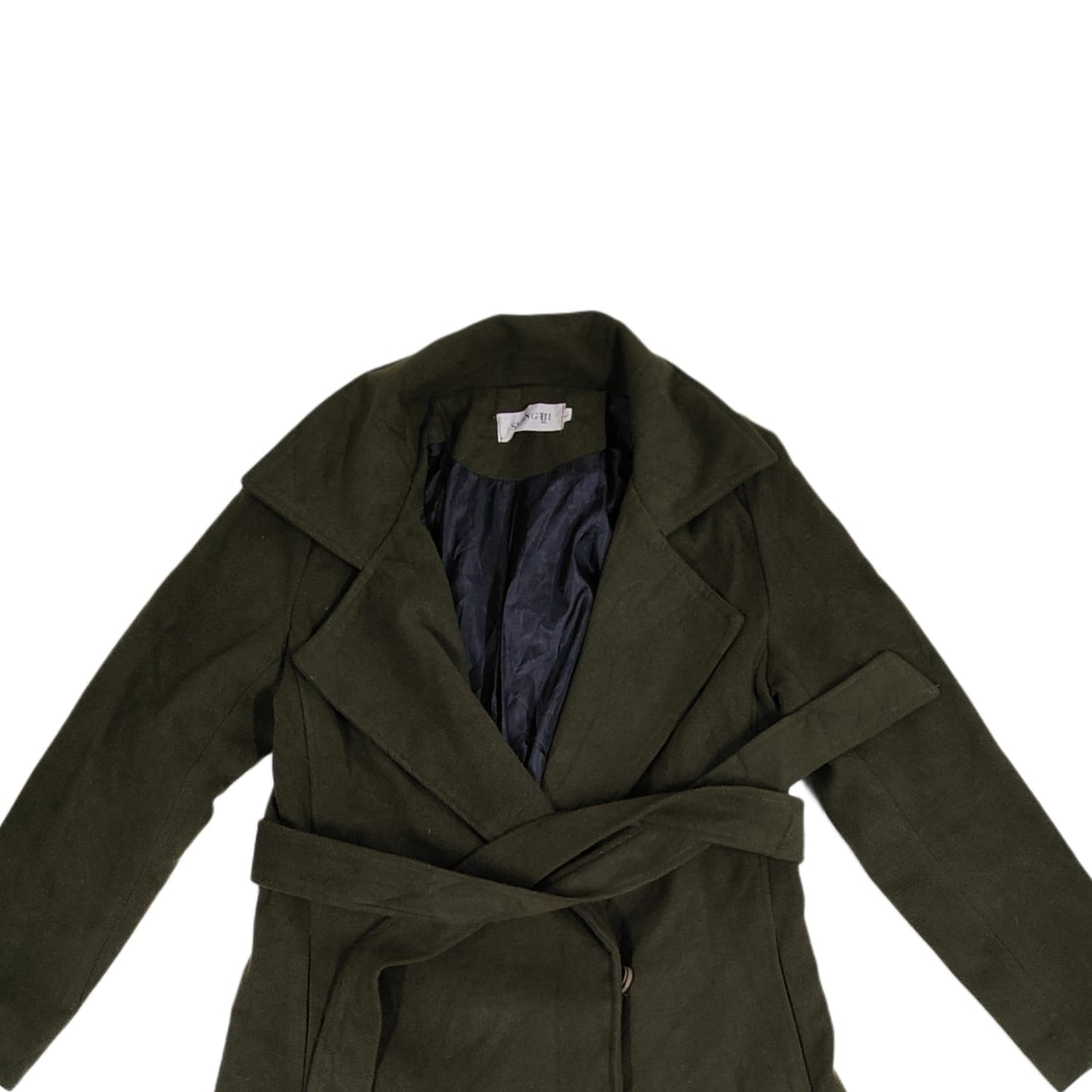 Women’s Overcoat - Olive Green (XS)