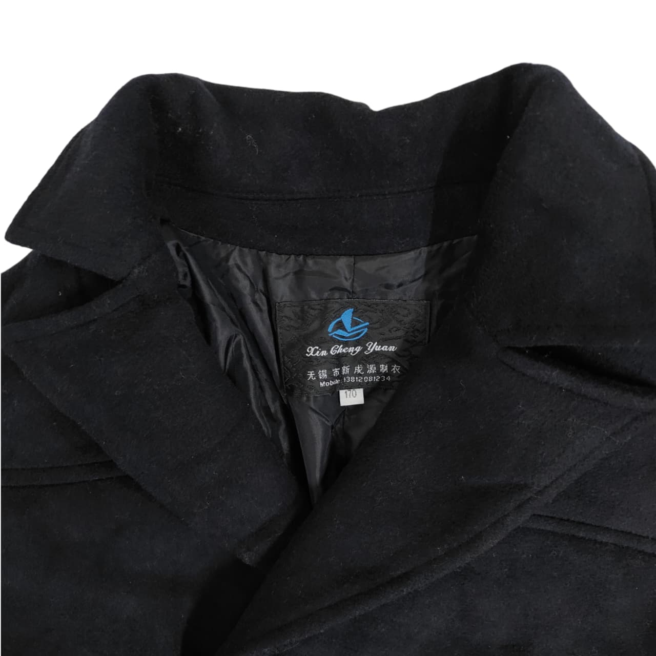 Women's Longcoat - Navy Blue (XL)