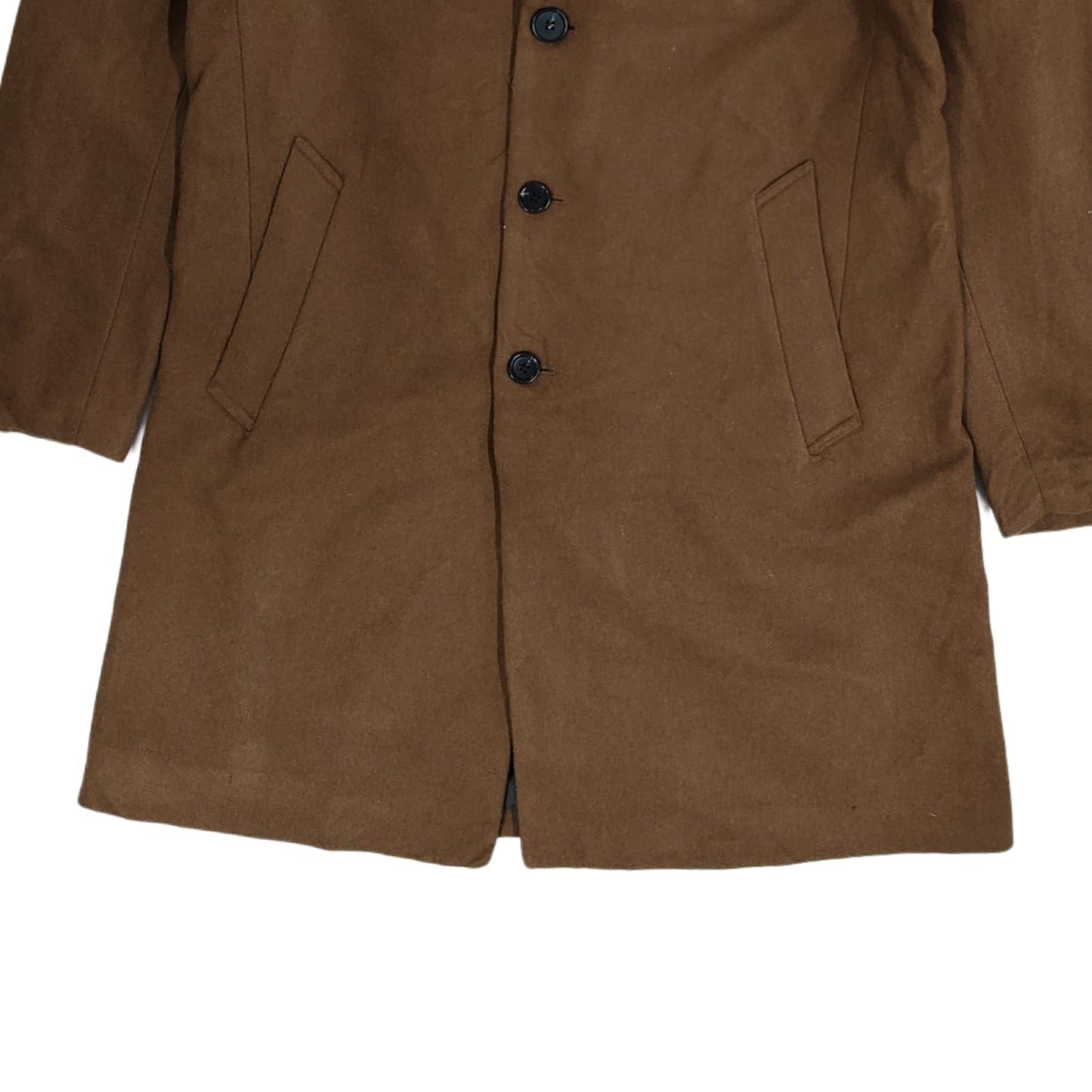 Men's Longcoat - Brown (XL)