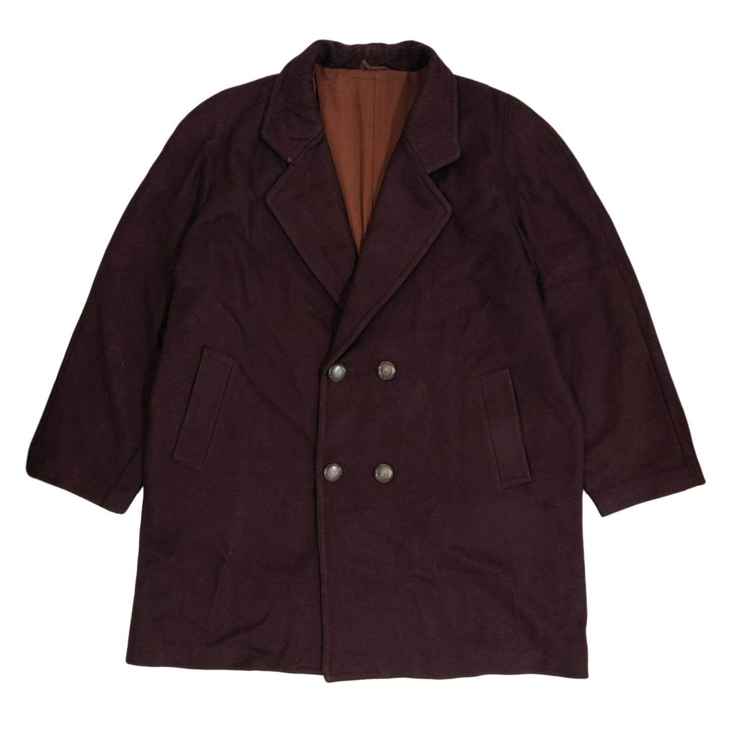 Men's Longcoat - Brown (4XL)