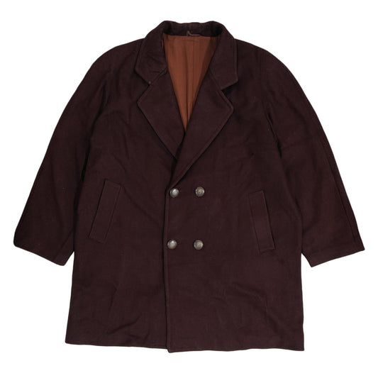 Men's Longcoat - Brown (4XL)