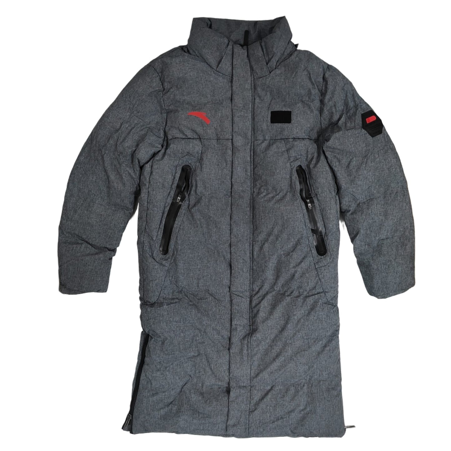 Men's Long Jacket - Dark Grey (XL)