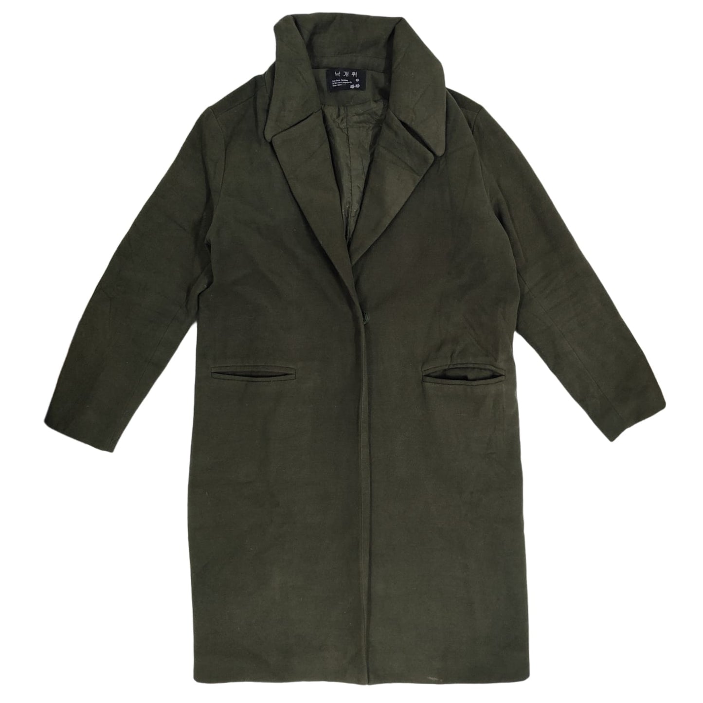 Women's Longcoat - Forest Green (XL)