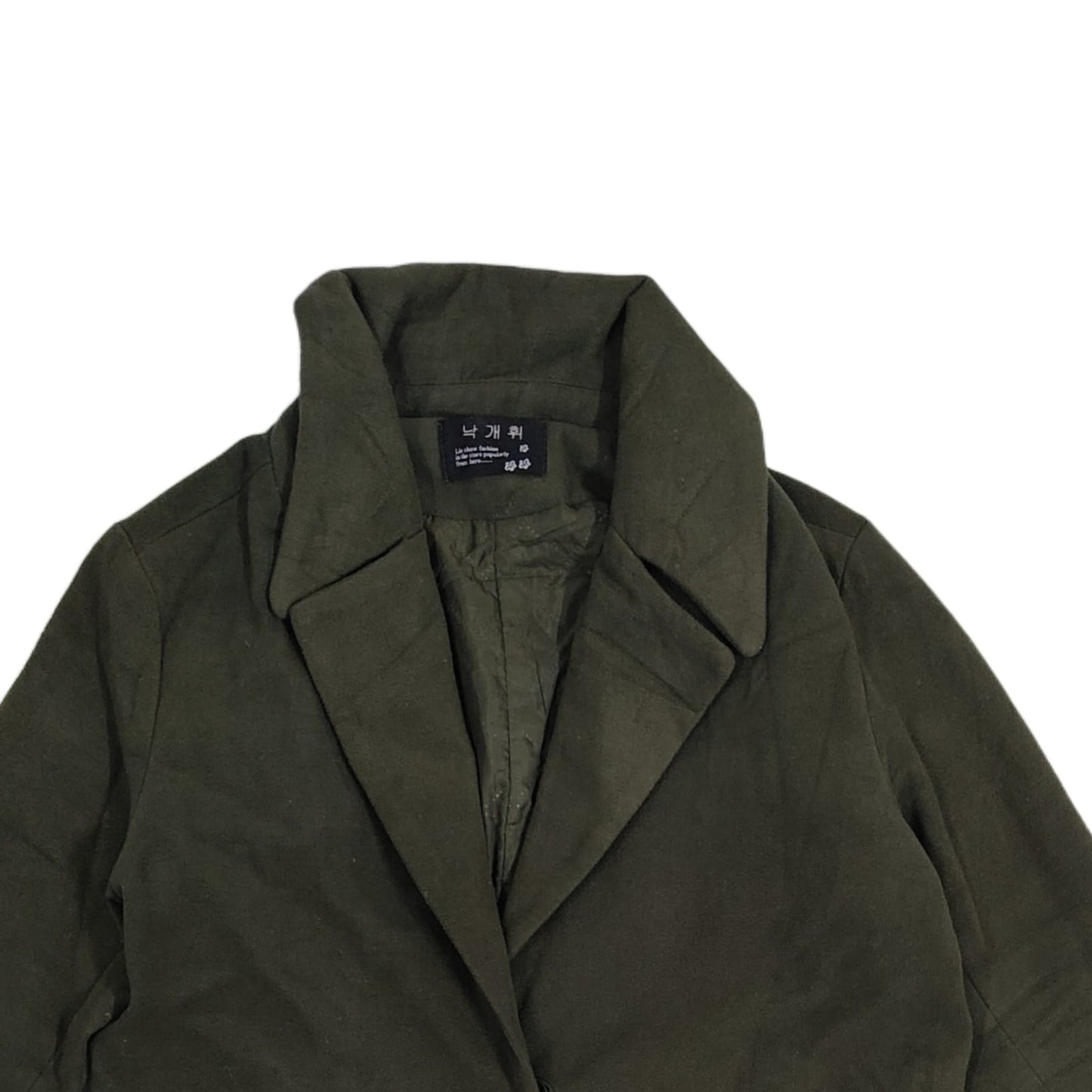 Women's Longcoat - Forest Green (XL)