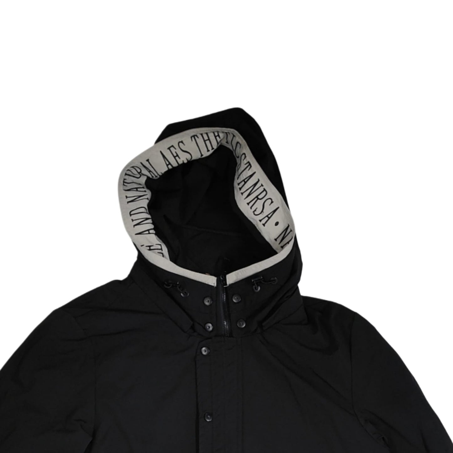 Men's Hooded Jacket - Black(XL)
