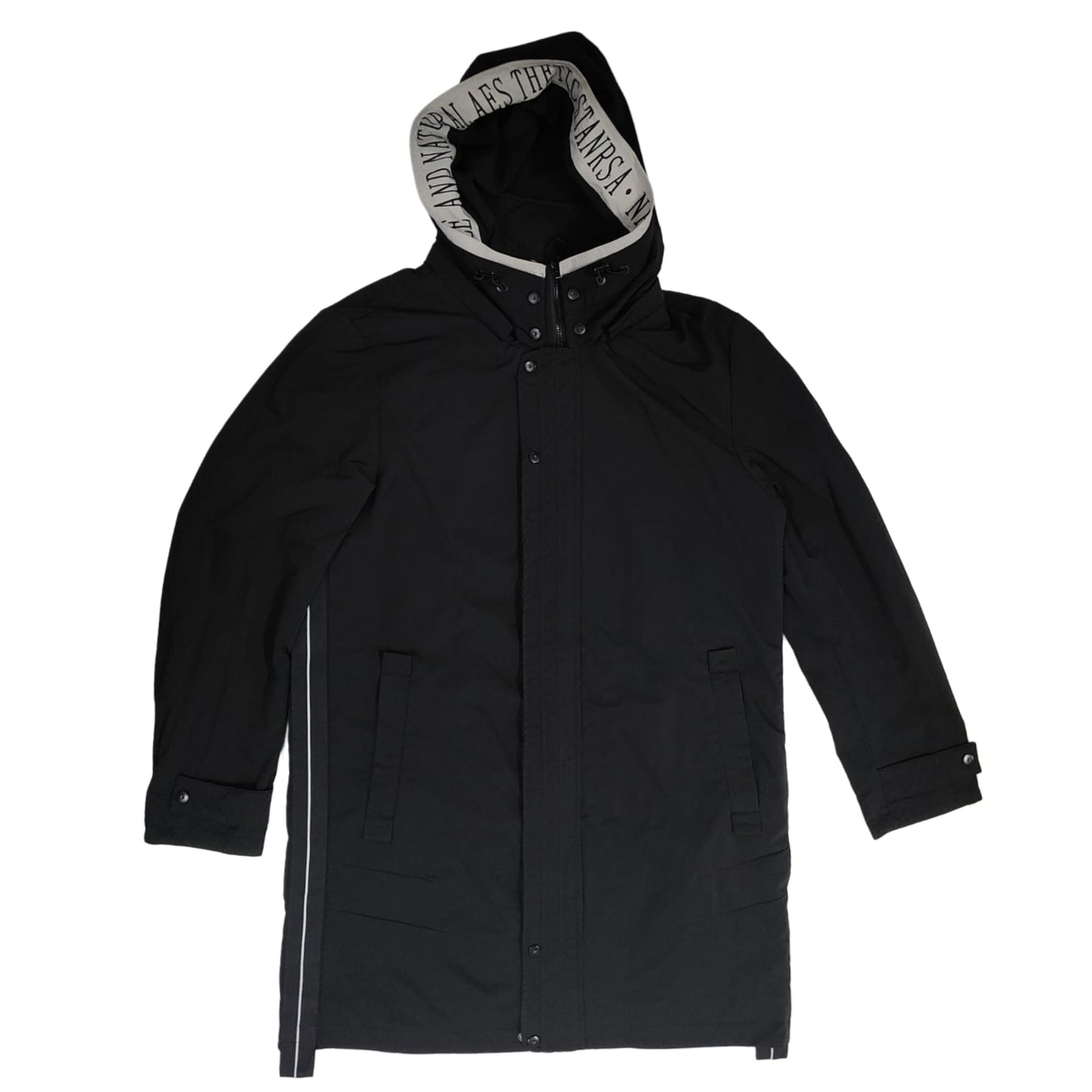 Men's Hooded Jacket - Black(XL)