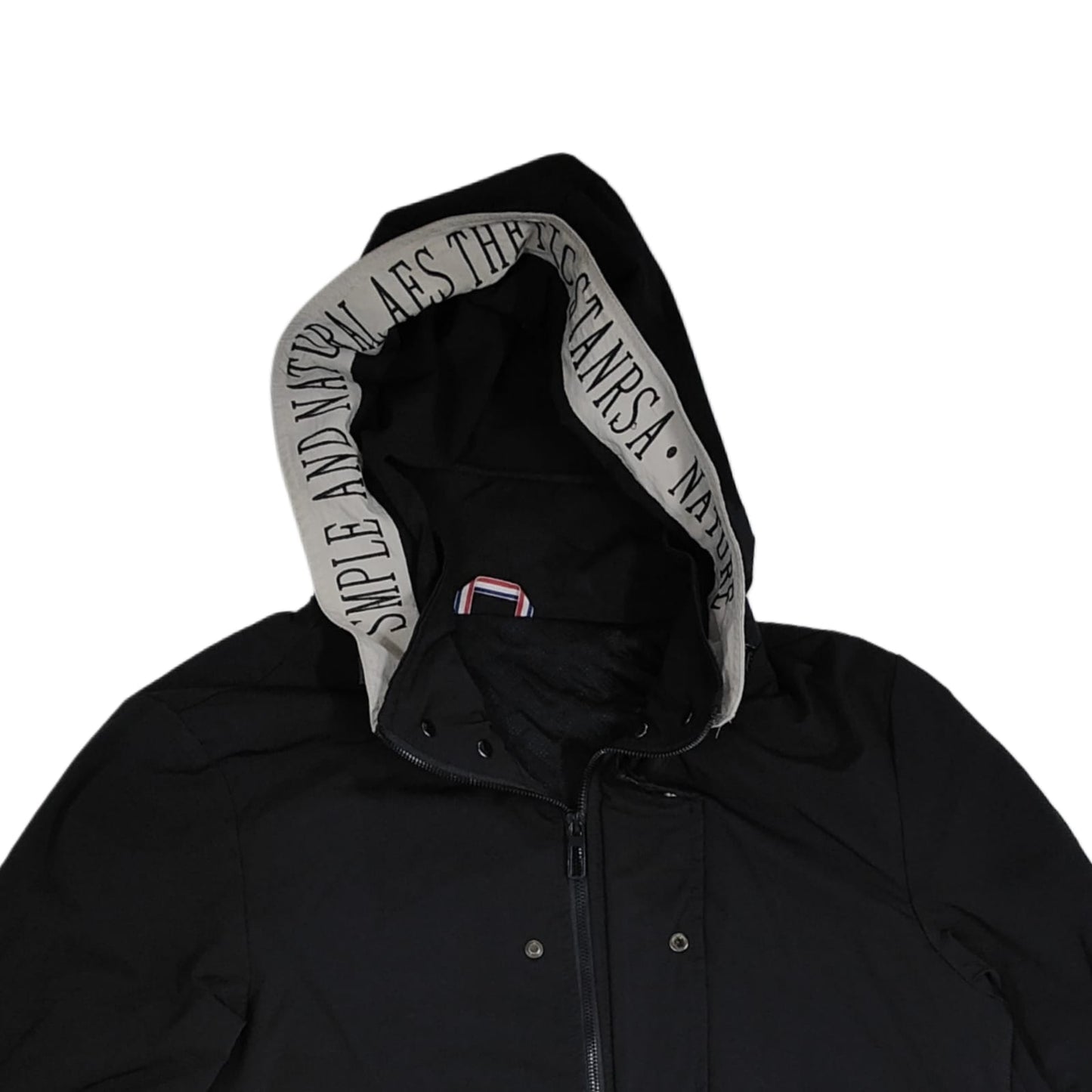 Men's Hooded Jacket - Black(XL)