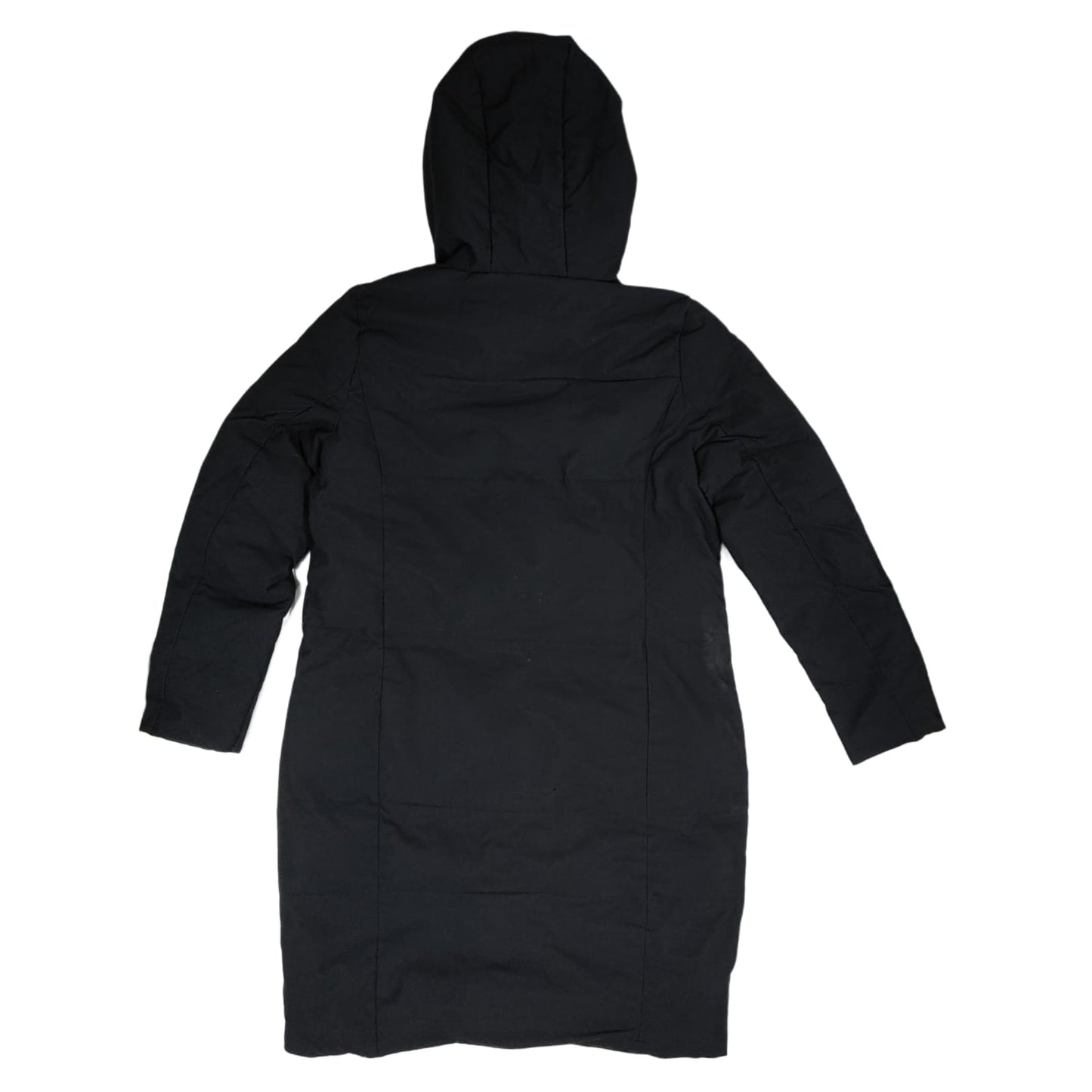 Women's Hooded Long Jacket - Black (L)
