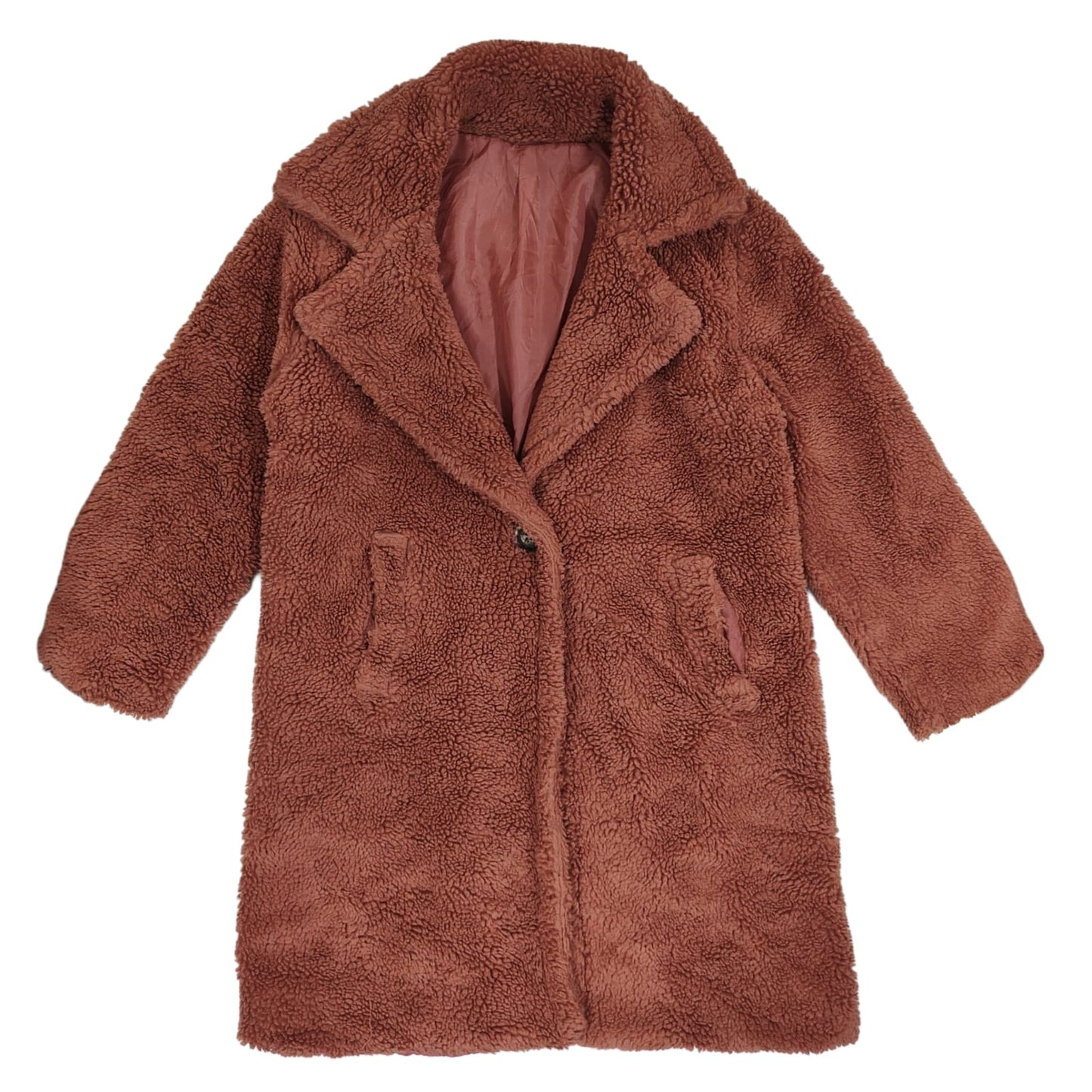 Women's Coat -Dusty Rose(XL)