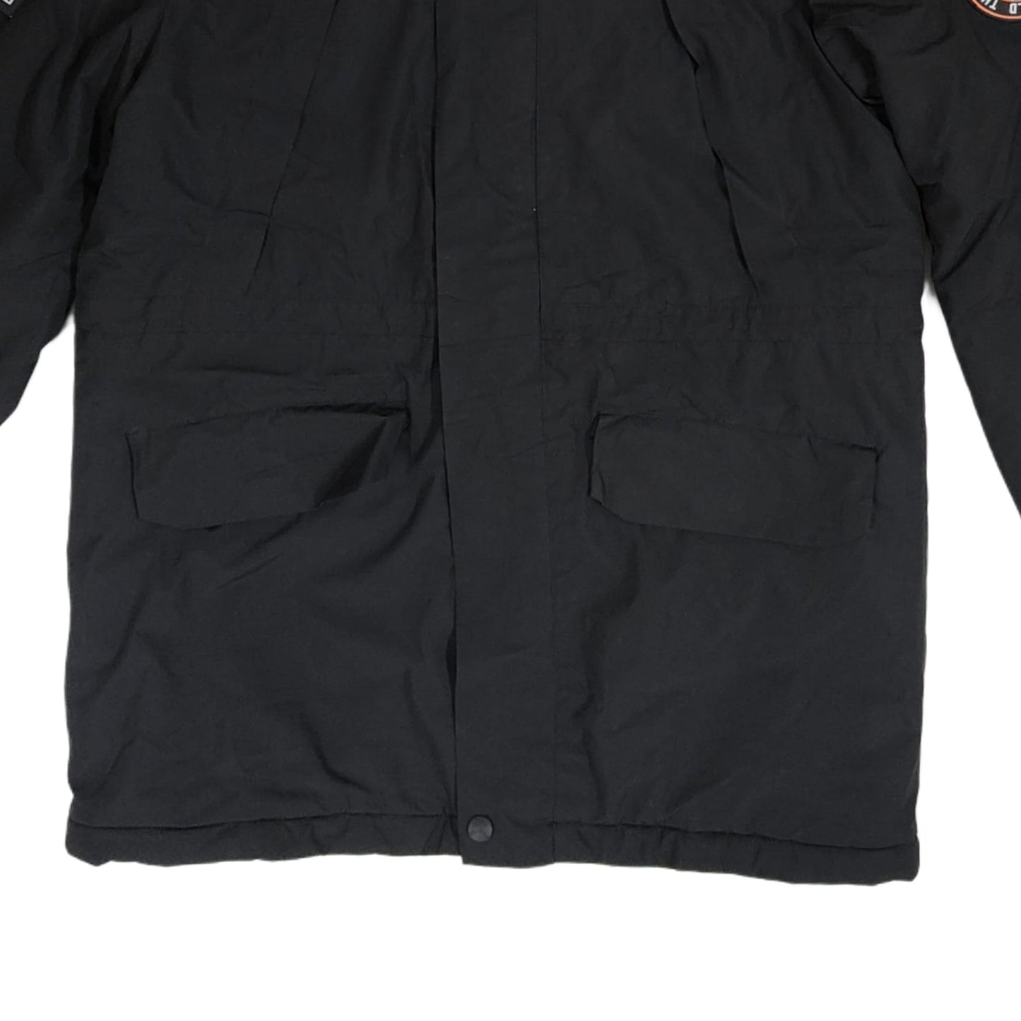 Men's Hooded Jacket - Black(XL)