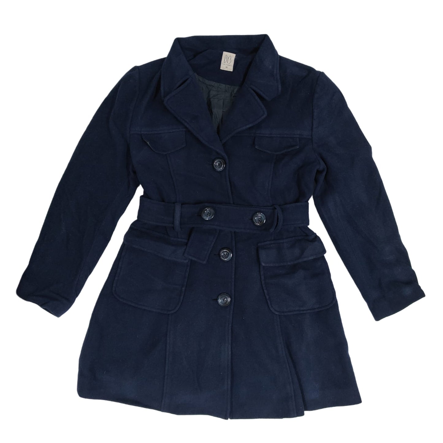 BY3 Women's Coat - Navy Blue (2XS)