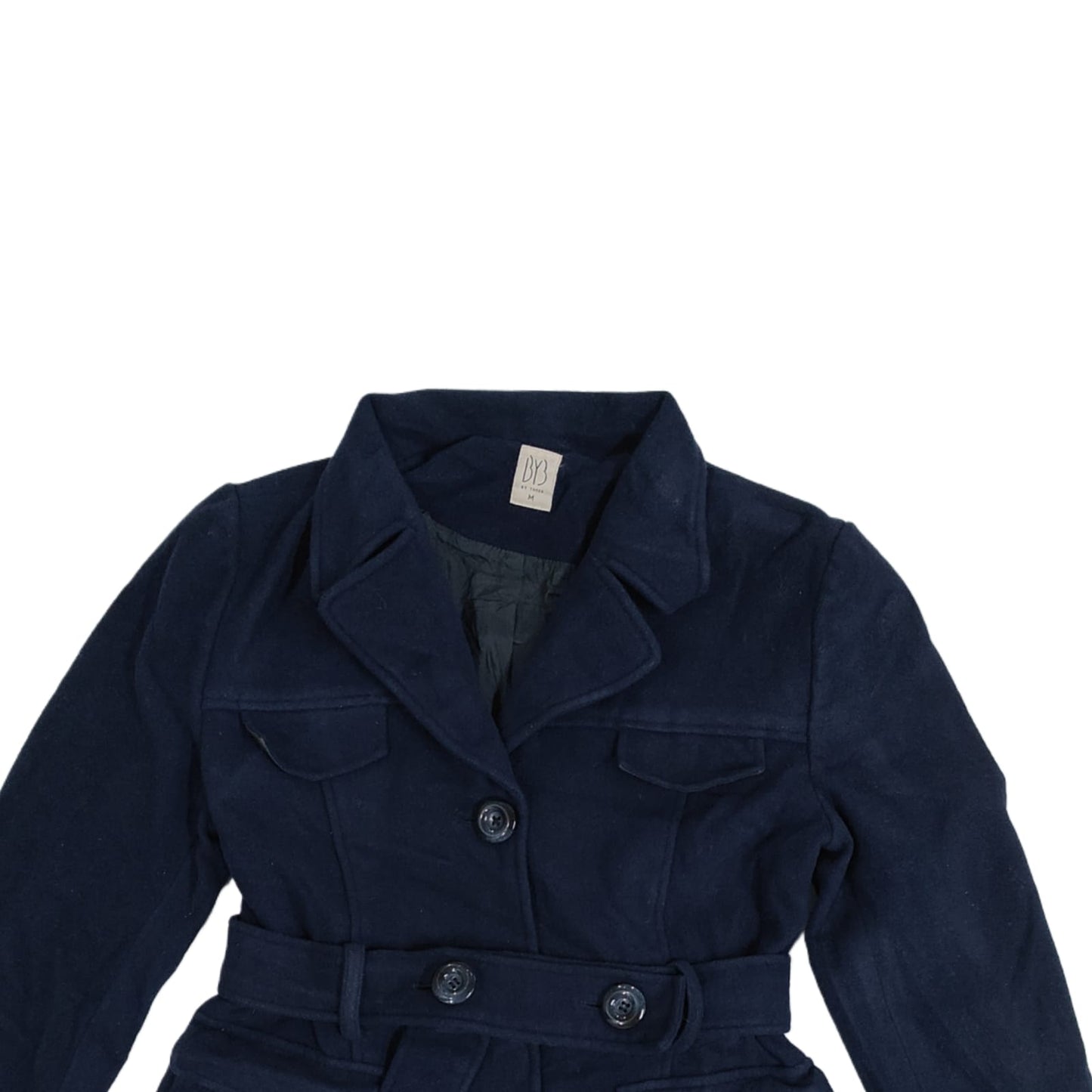BY3 Women's Coat - Navy Blue (2XS)