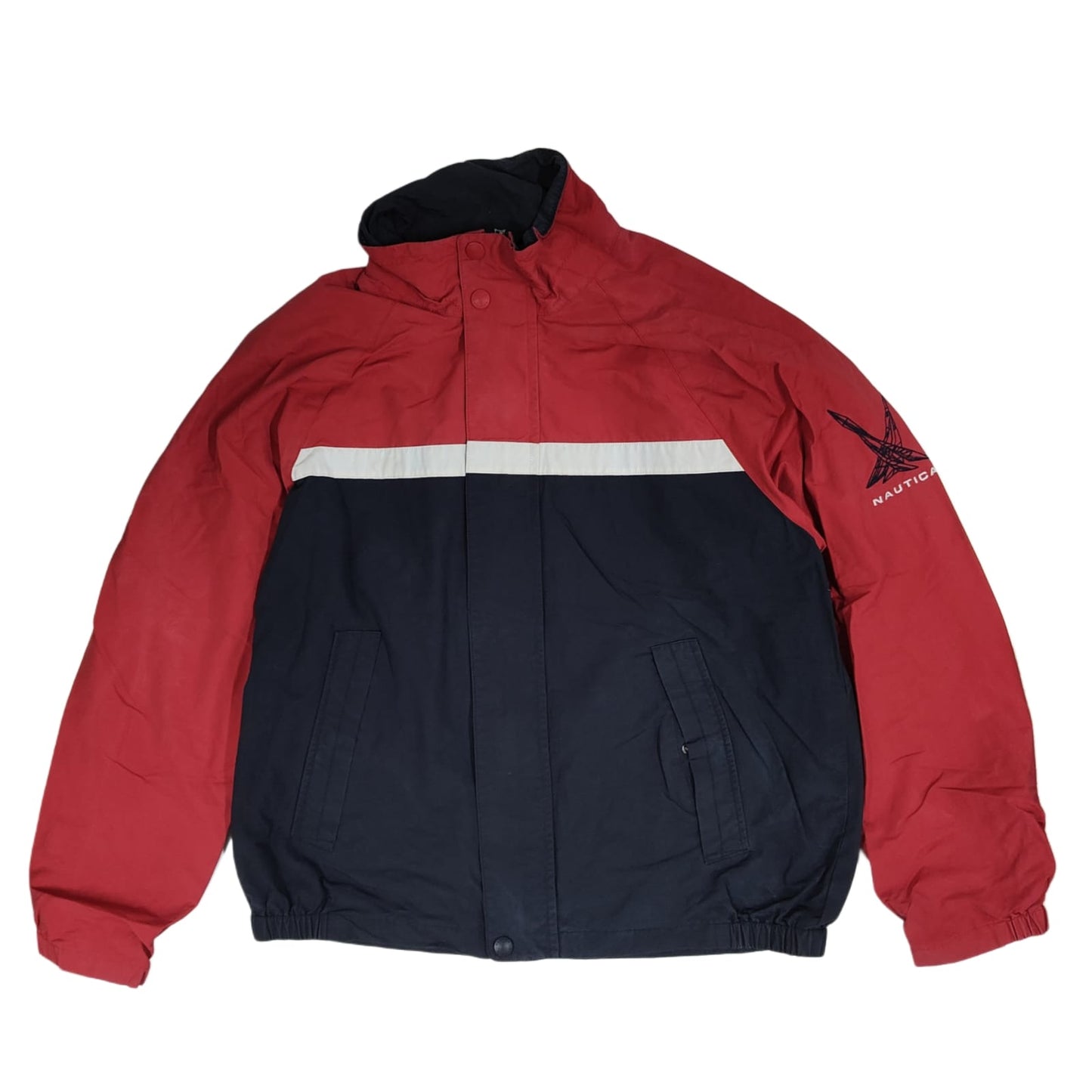Men's Jacket - Red & Navy Blue (5XL)