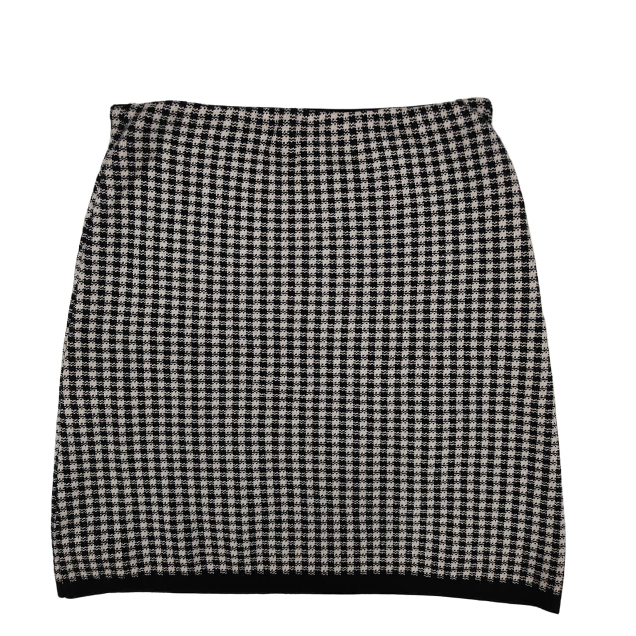 Women's Winter Skirt-Black & White(2XS)