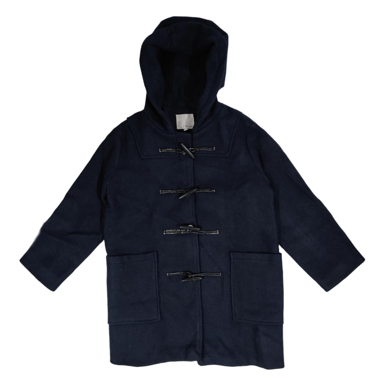 Women’s Hooded Coat - Navy Blue (M)