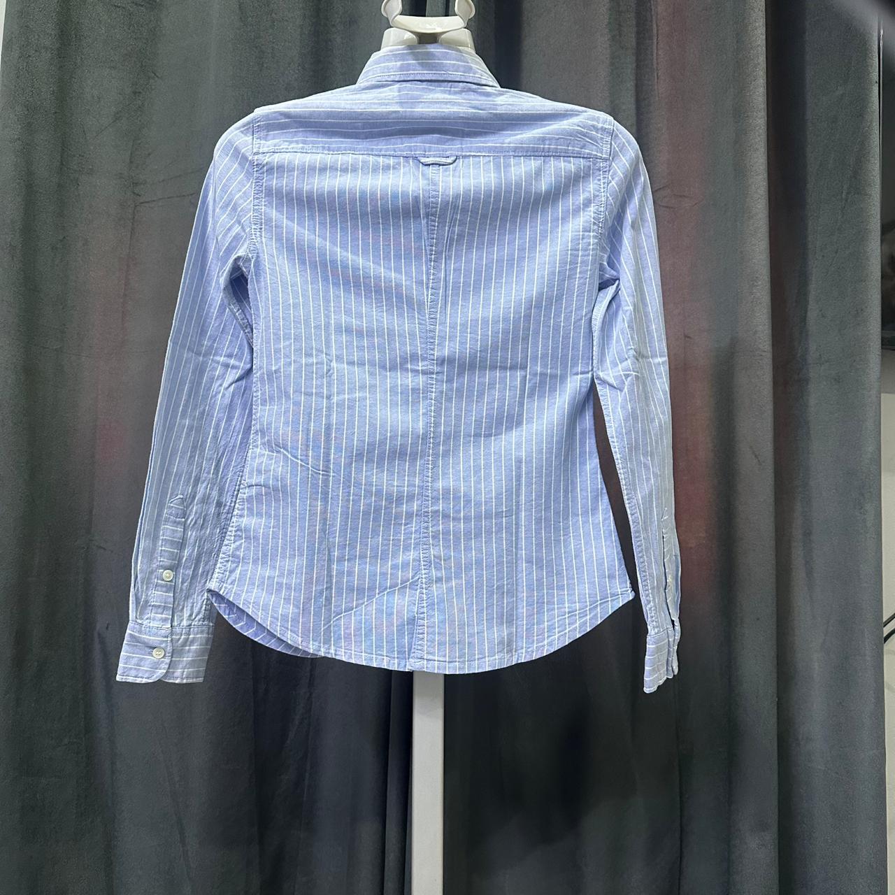 H&M Women’s Fitted Shirt - Blue (2XS)