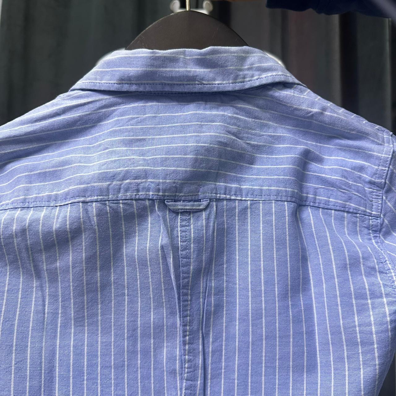 H&M Women’s Fitted Shirt - Blue (2XS)