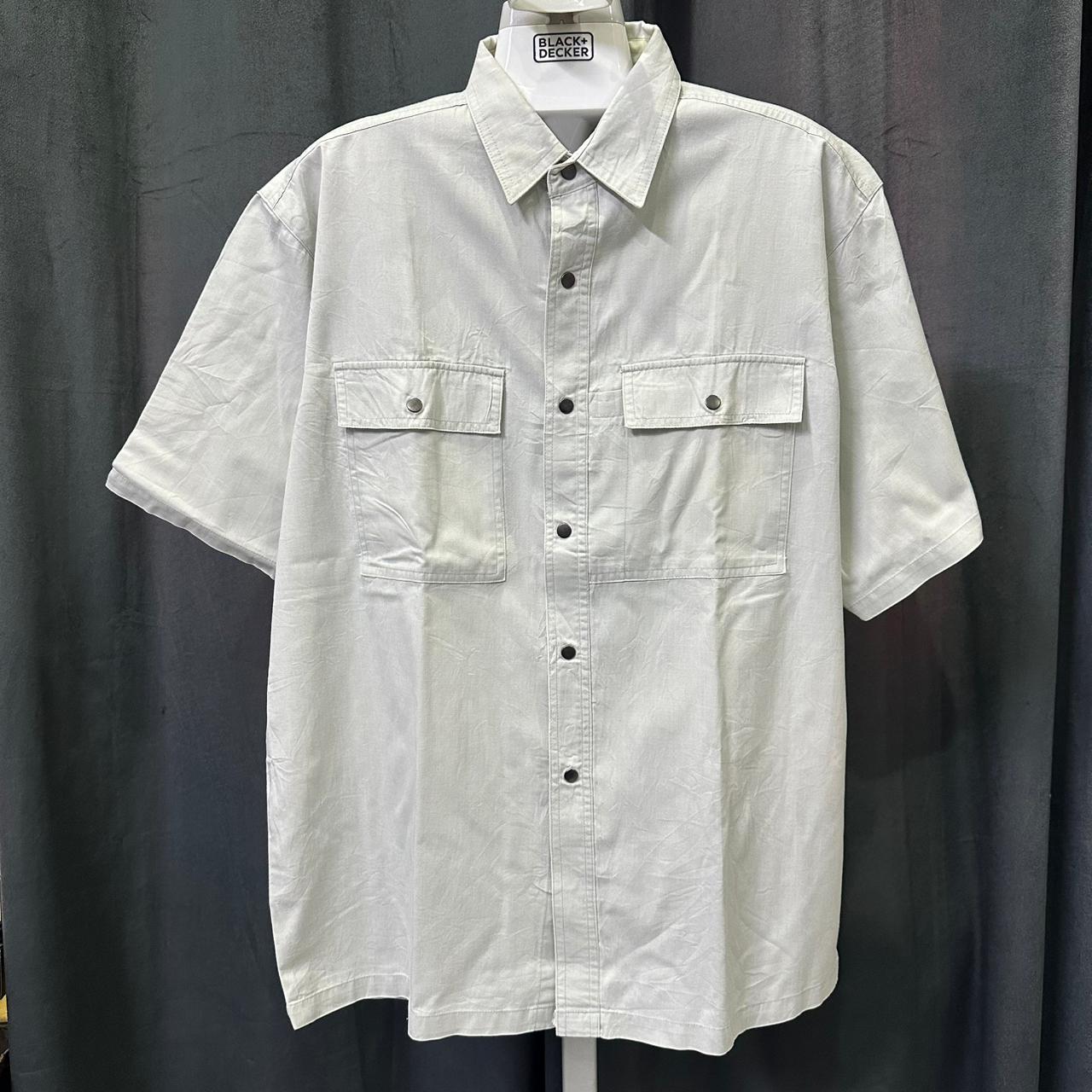Gesta Men’s Shirt - Greyish White (XL)