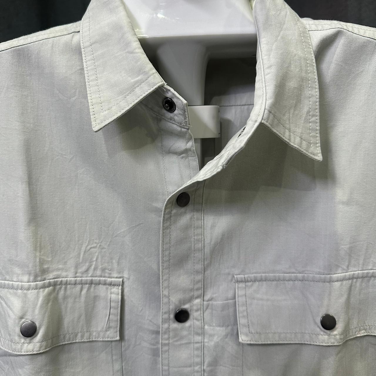 Gesta Men’s Shirt - Greyish White (XL)