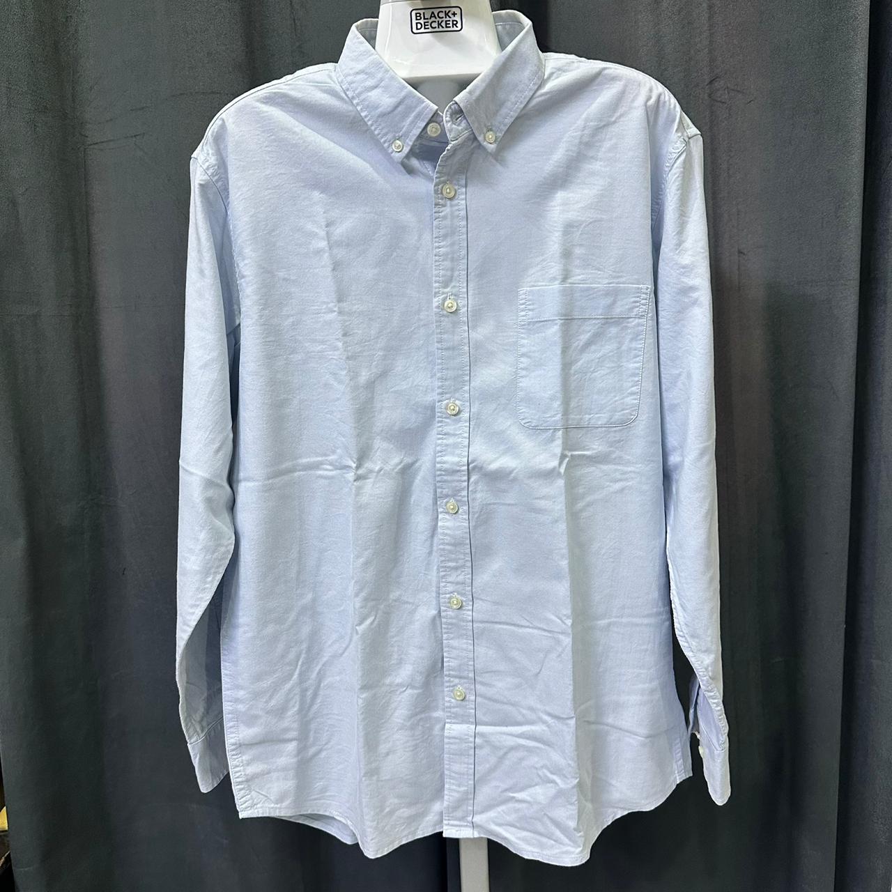 SPAO Men’s Korean Shirt - Light Blue (M)