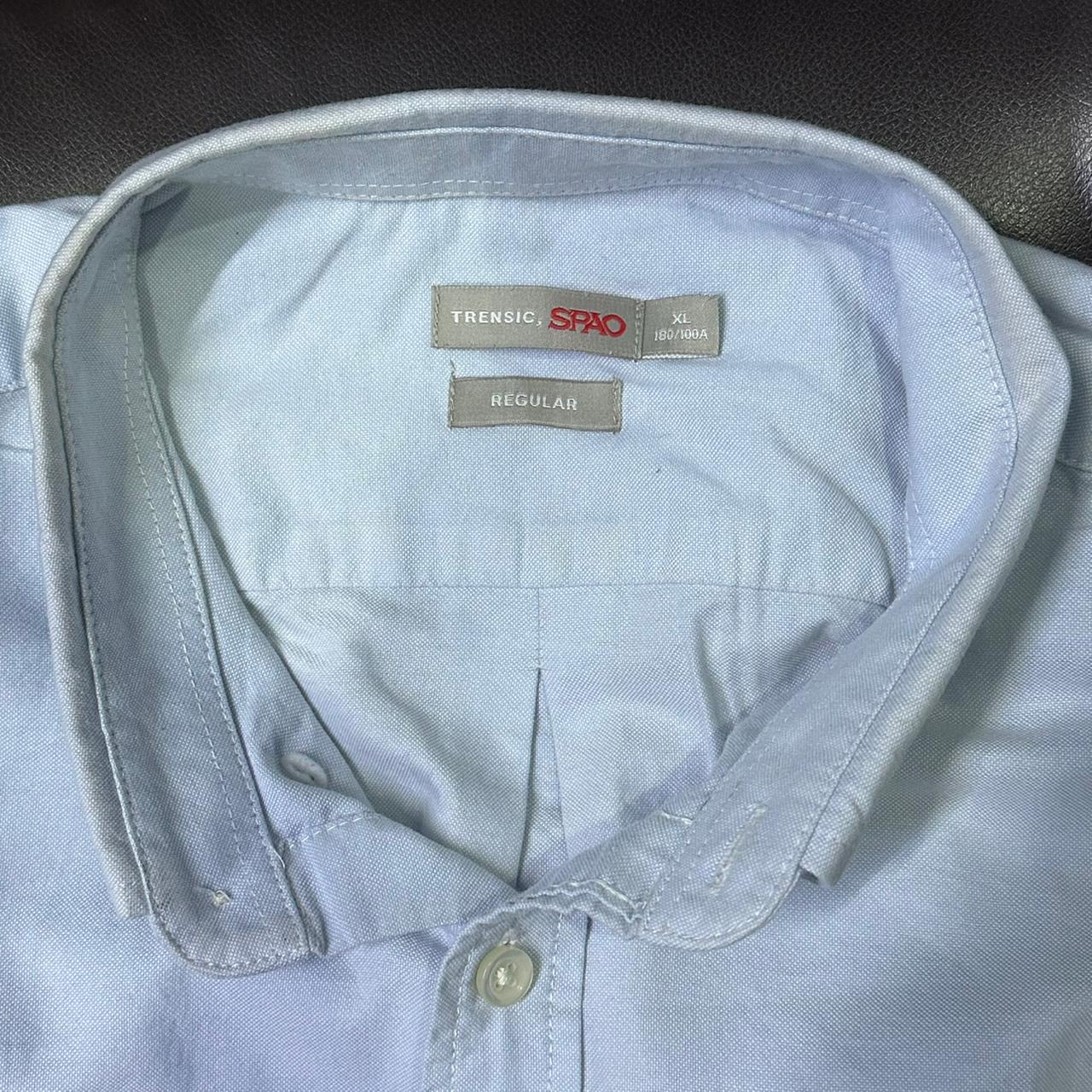 SPAO Men’s Korean Shirt - Light Blue (M)