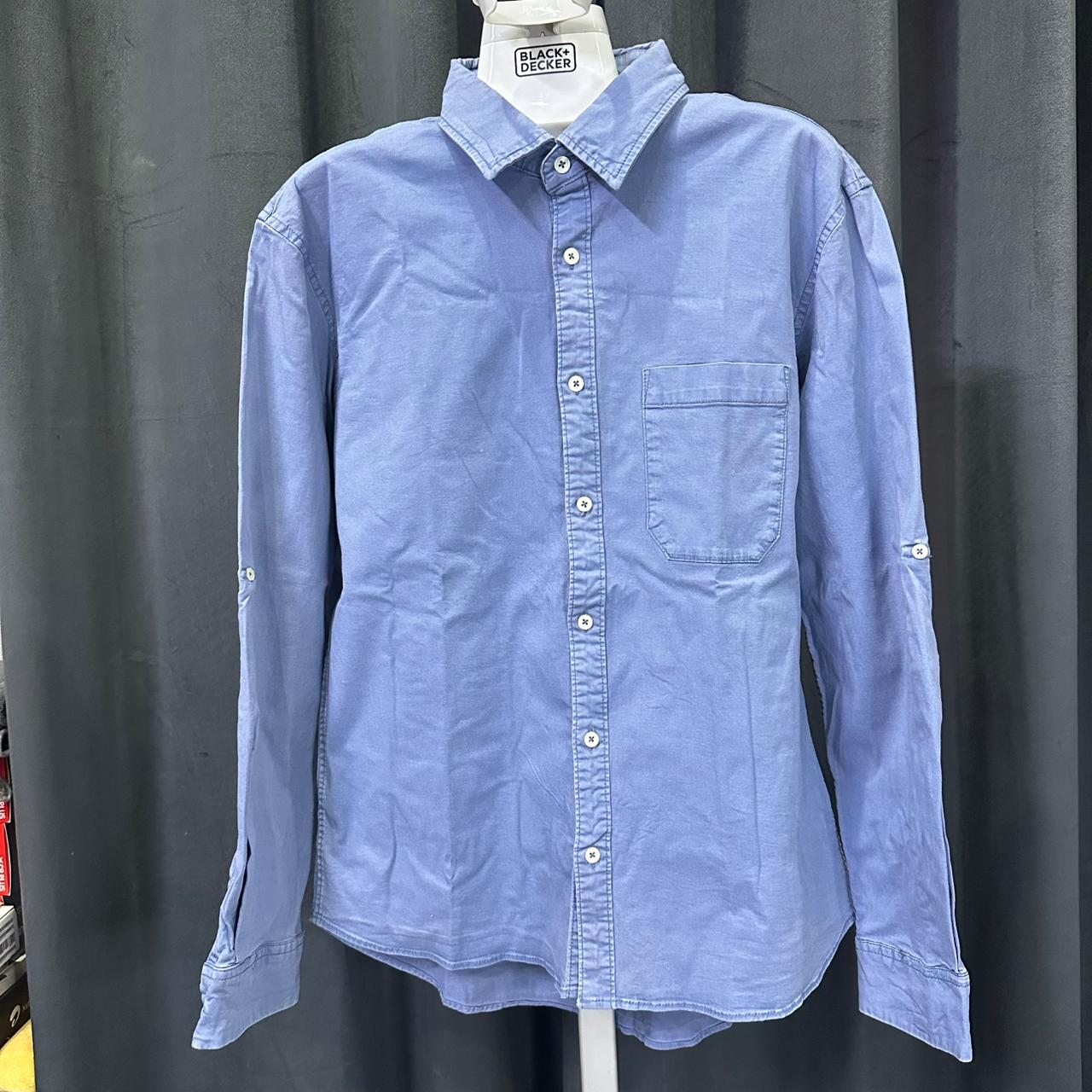 Men’s Korean Shirt - Sky Blue (2XS)