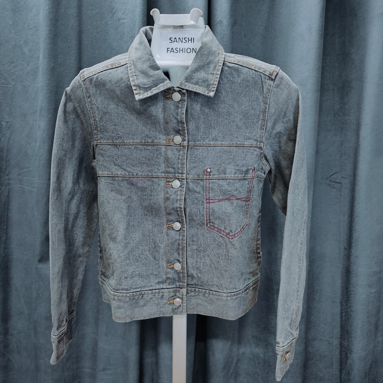 ESPIRIT Women's Denim Jacket - Grey (XS)