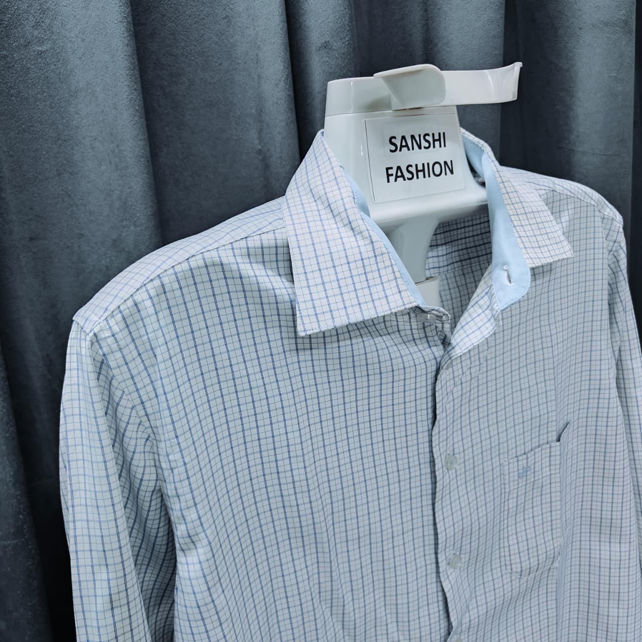 Jean Pierre Men's Shirt - Sky Blue (L)