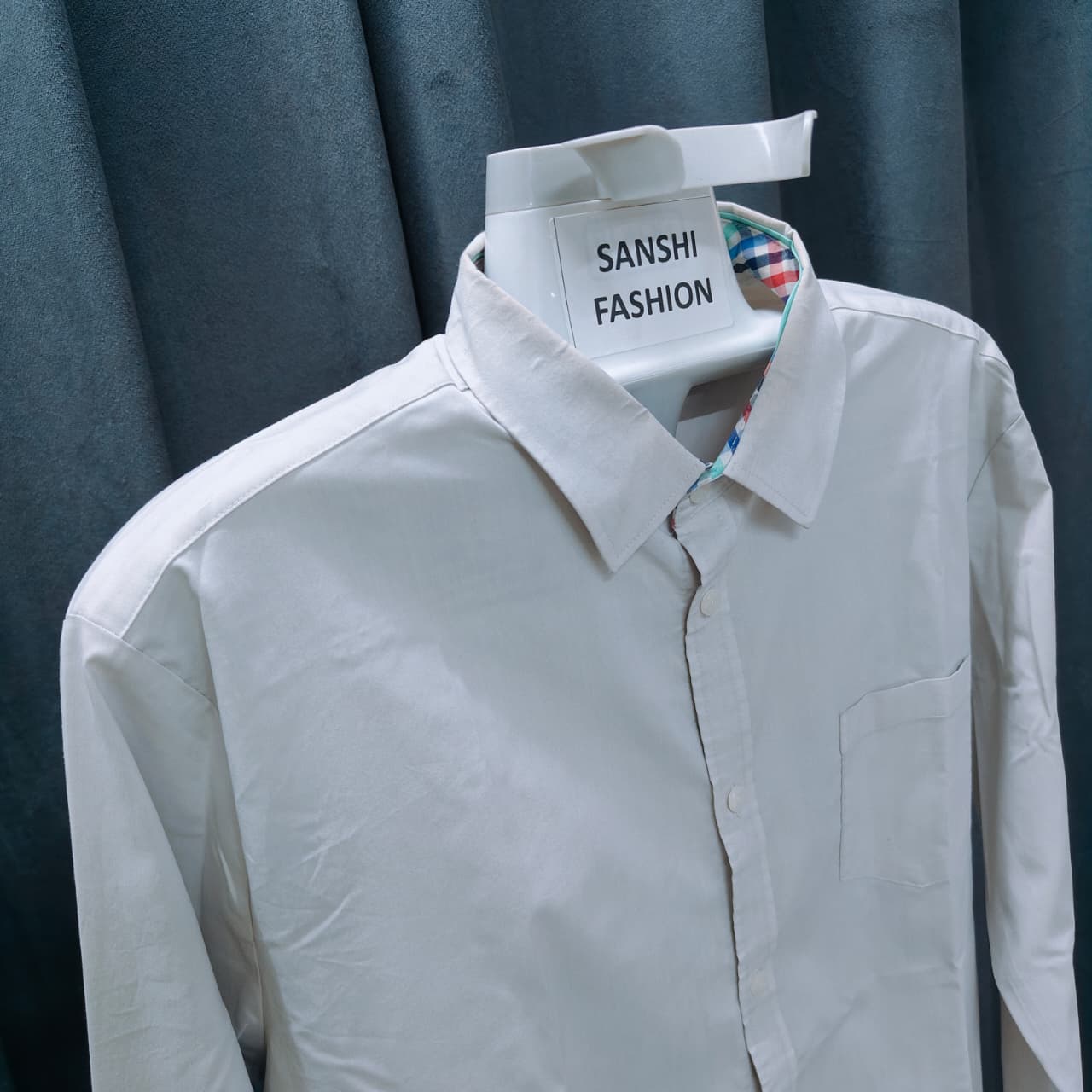 Men's Shirt-  light greyish (M)