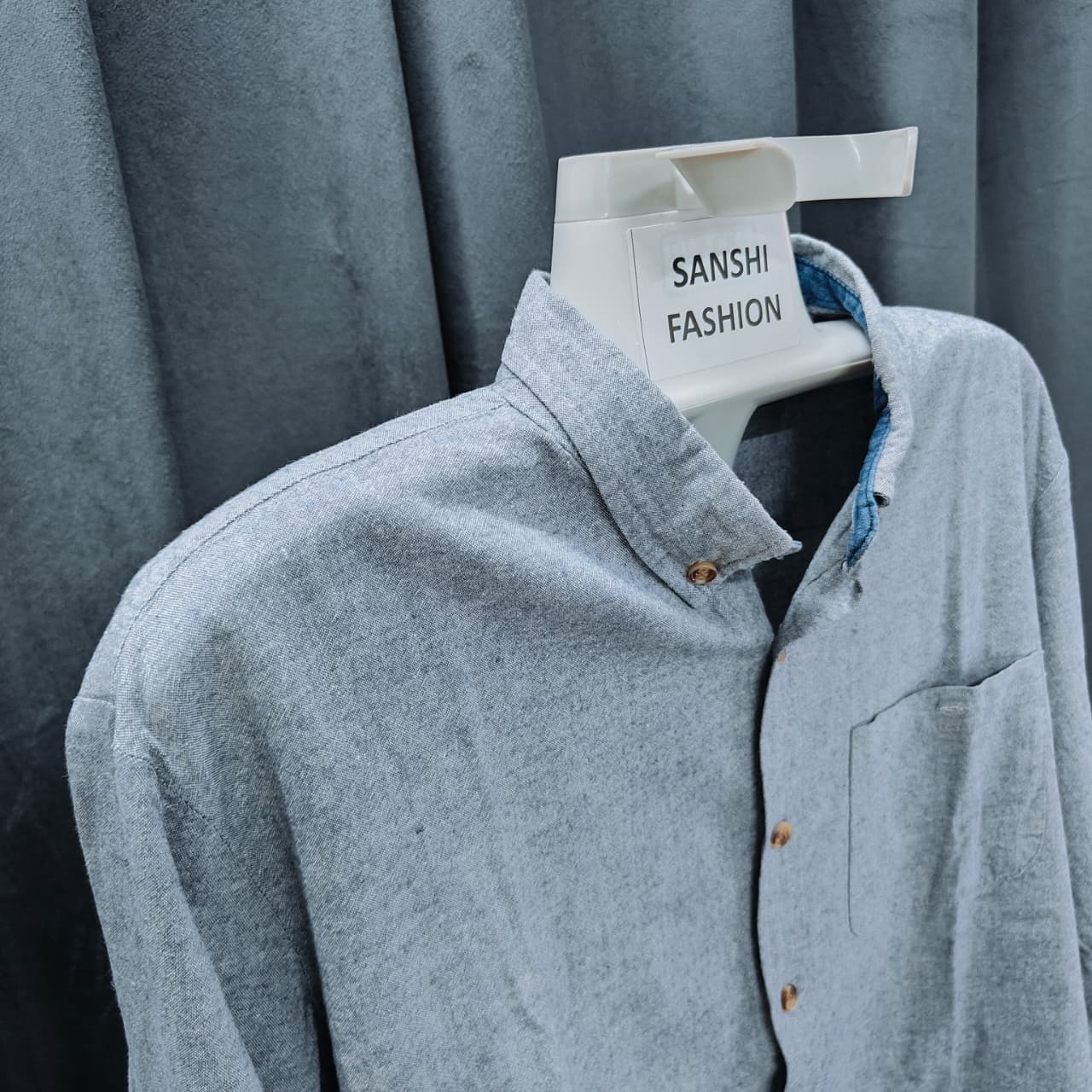 Men's Shirt-  Sky Blue(XXL)