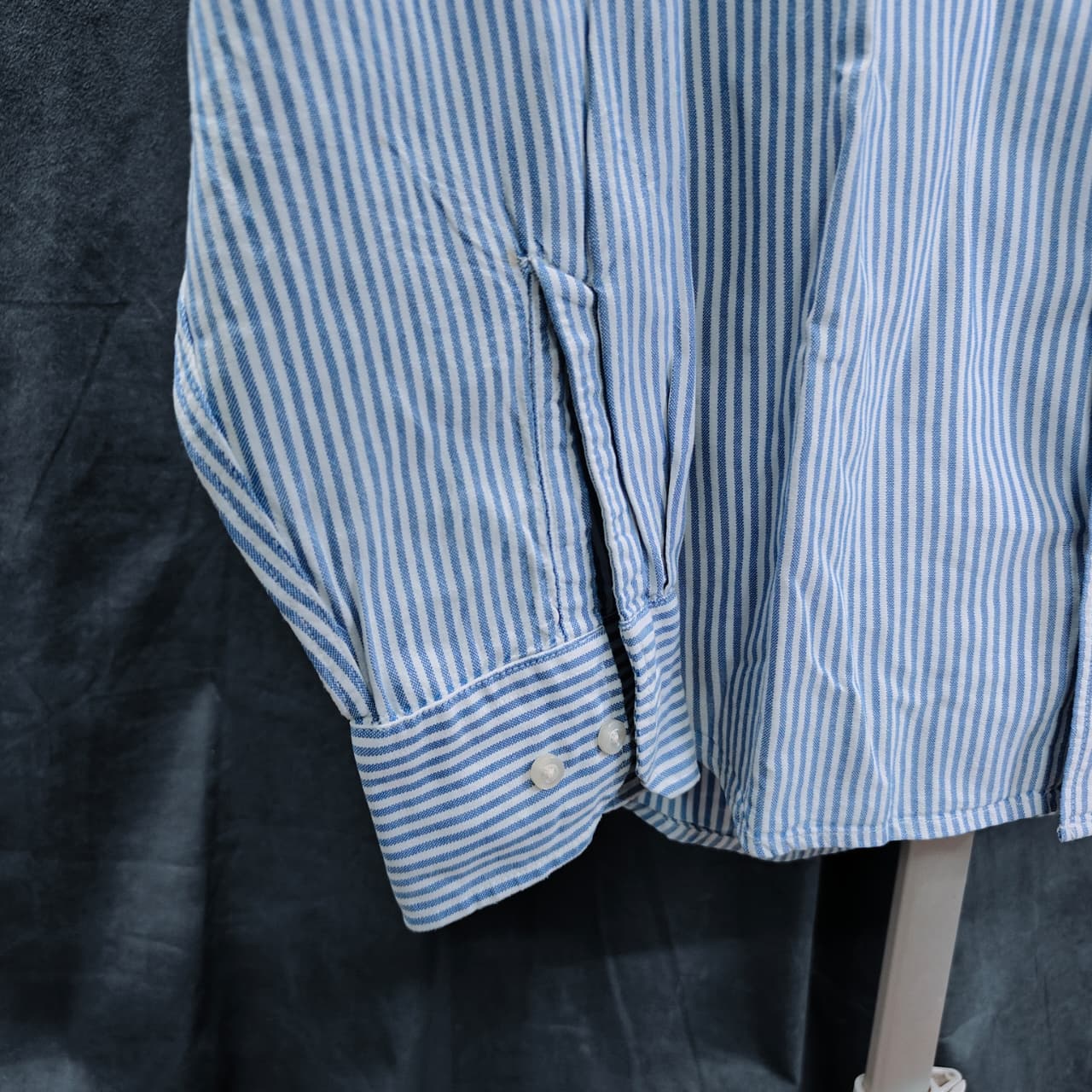 Andrew James Men's Shirt-  Sky Blue STRIPE (3XL)