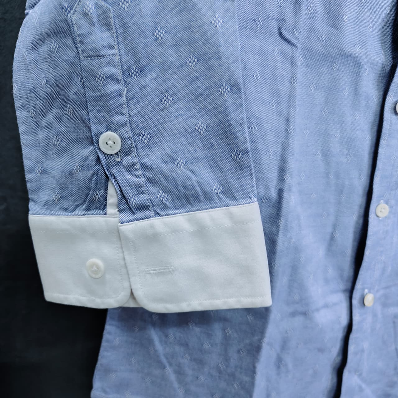 PEACEBIRD Men's Shirt- Sky Blue(S)