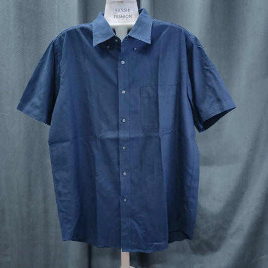 Men's Shirt- Navy Blue(XL)